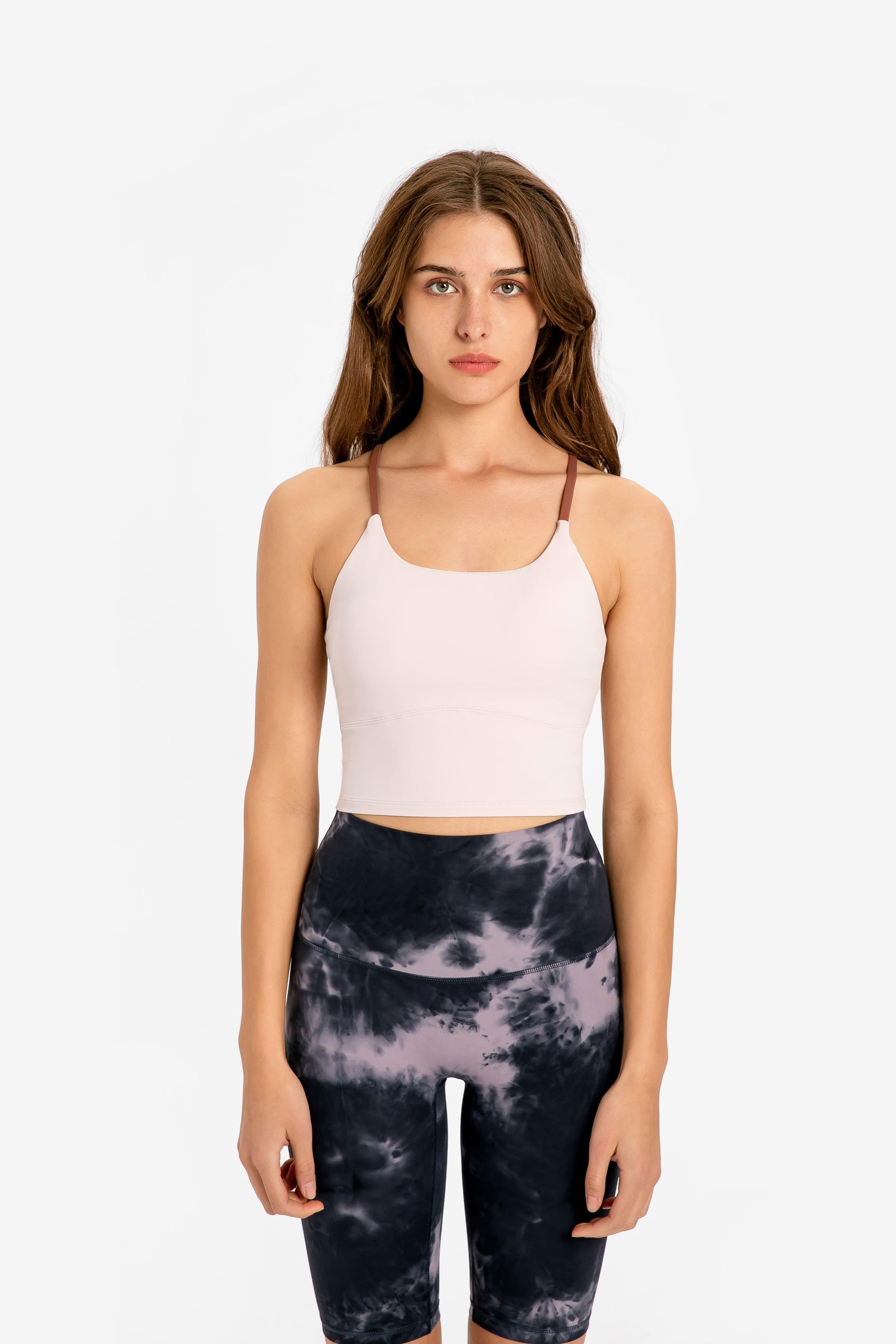 Millennia Crisscross Back Scoop Neck Sports Cami - Curated by tt