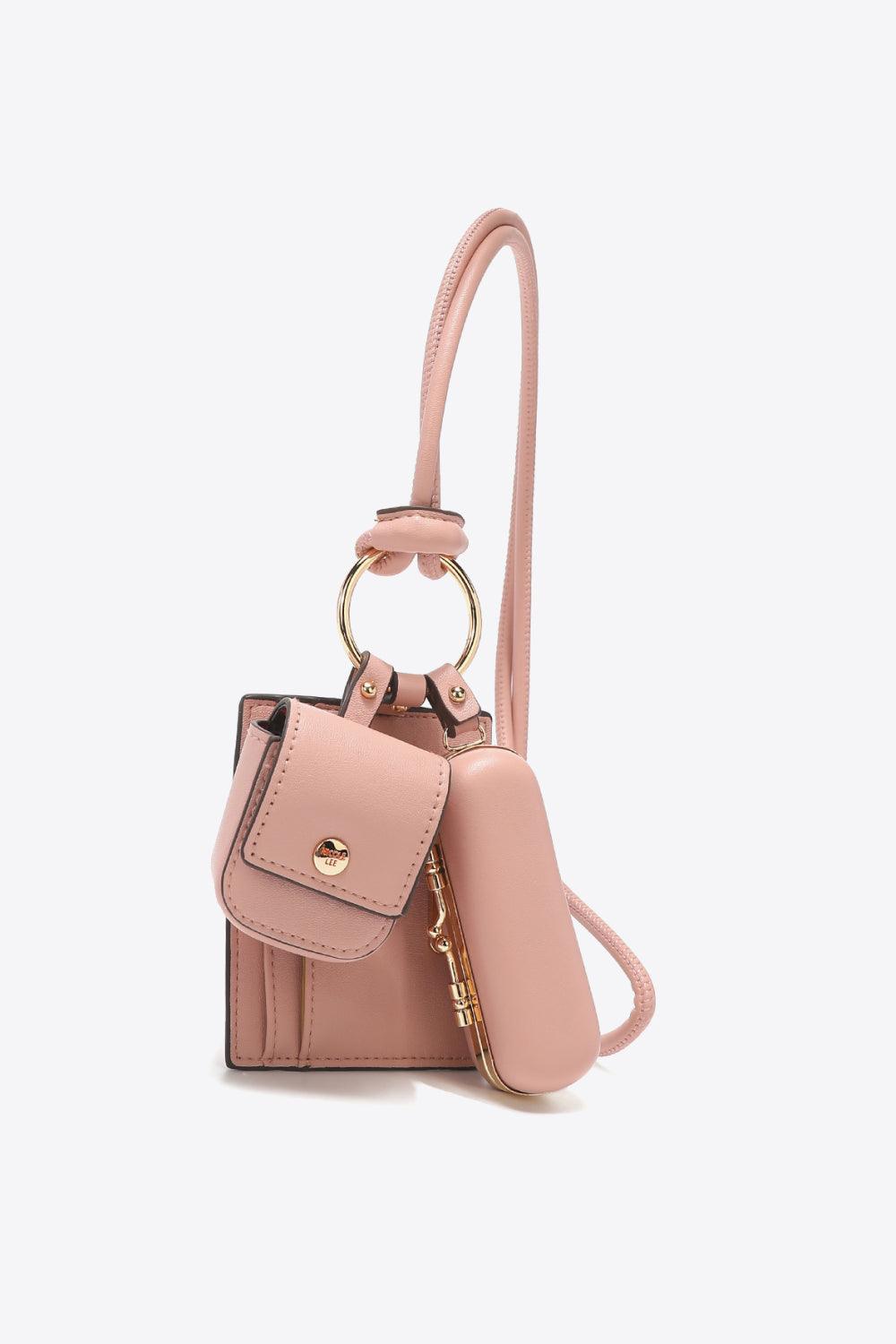 Faux Leather 3-Piece Lanyard Set - Curated by tt