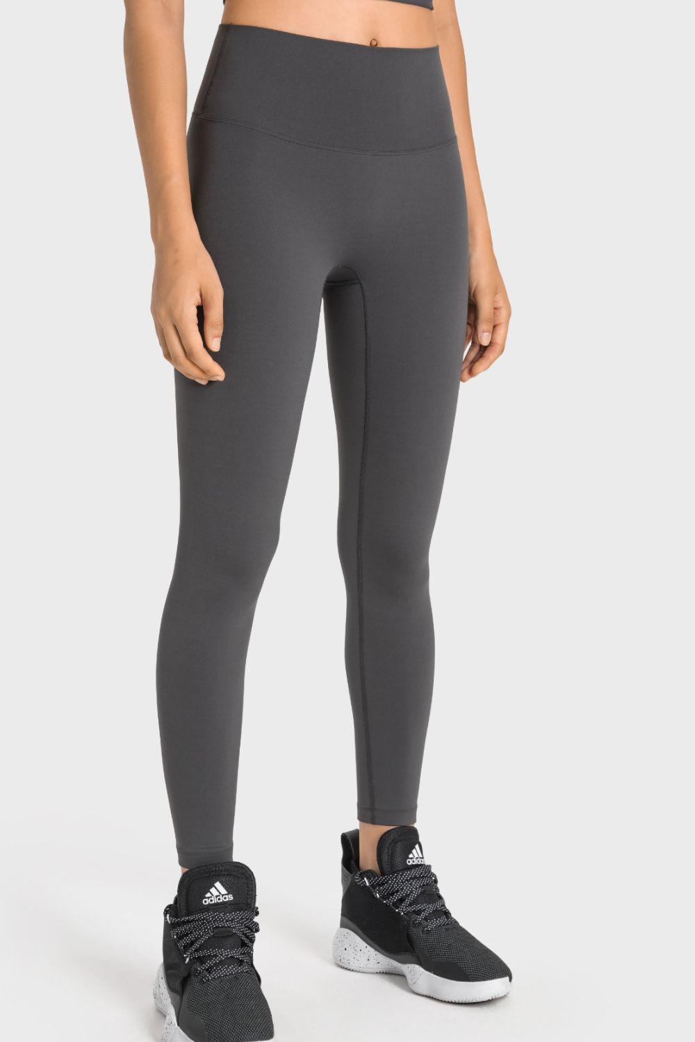 Millennia High-Rise Wide Waistband Yoga Leggings - Curated by tt