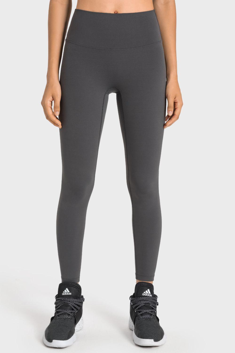 Millennia High-Rise Wide Waistband Yoga Leggings - Curated by tt