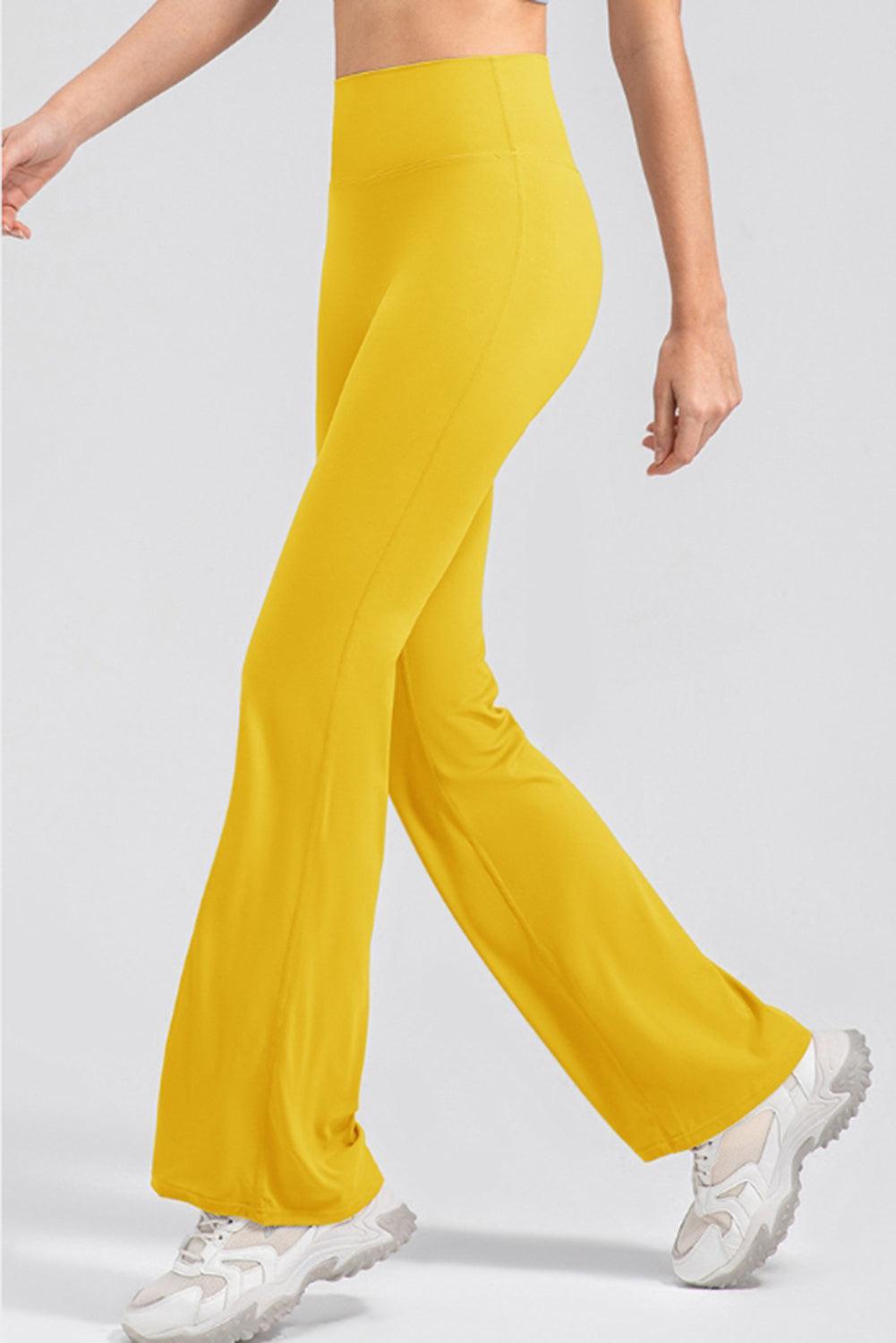 High Waist Straight Active Pants - Curated by tt