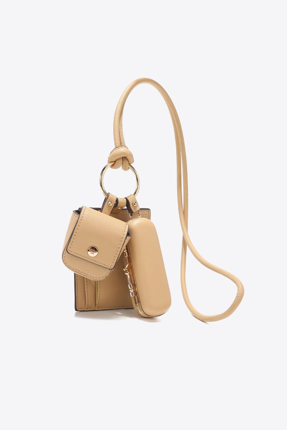 Faux Leather 3-Piece Lanyard Set - Curated by tt