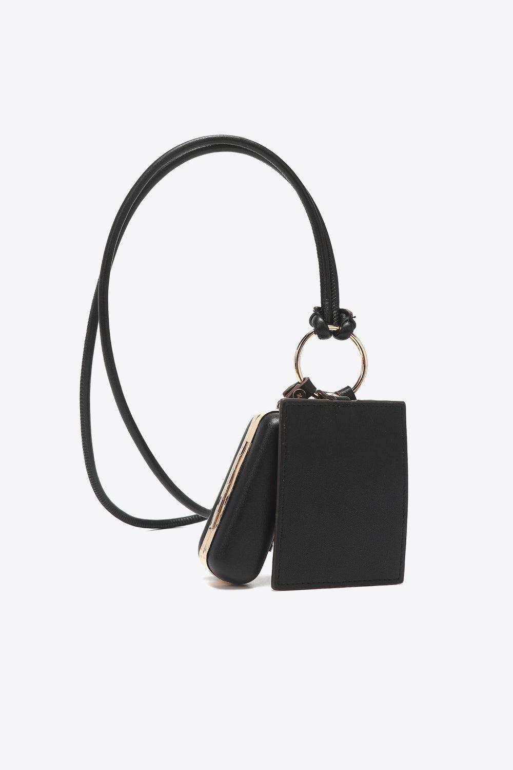 Faux Leather 3-Piece Lanyard Set - Curated by tt