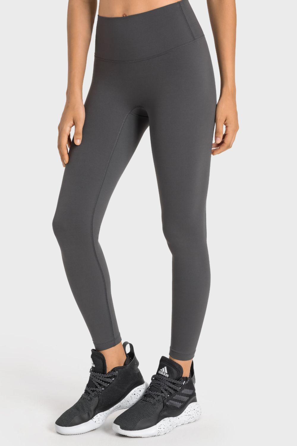 Millennia High-Rise Wide Waistband Yoga Leggings - Curated by tt