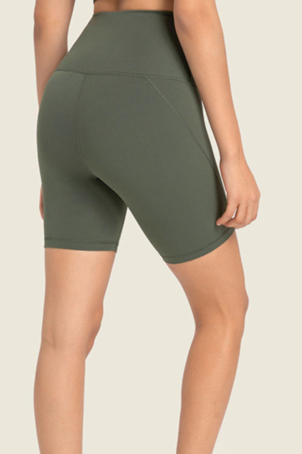 Millennia Seamless High-Rise Wide Waistband Biker Shorts - Curated by tt