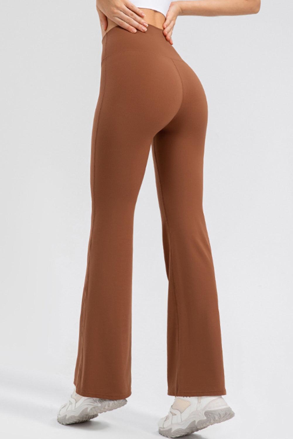 High Waist Straight Active Pants - Curated by tt