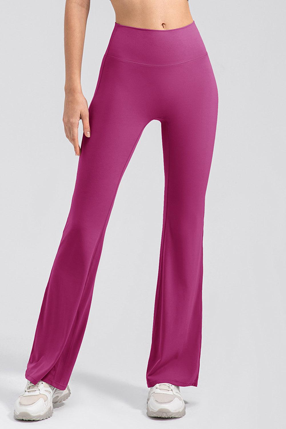 High Waist Straight Active Pants - Curated by tt