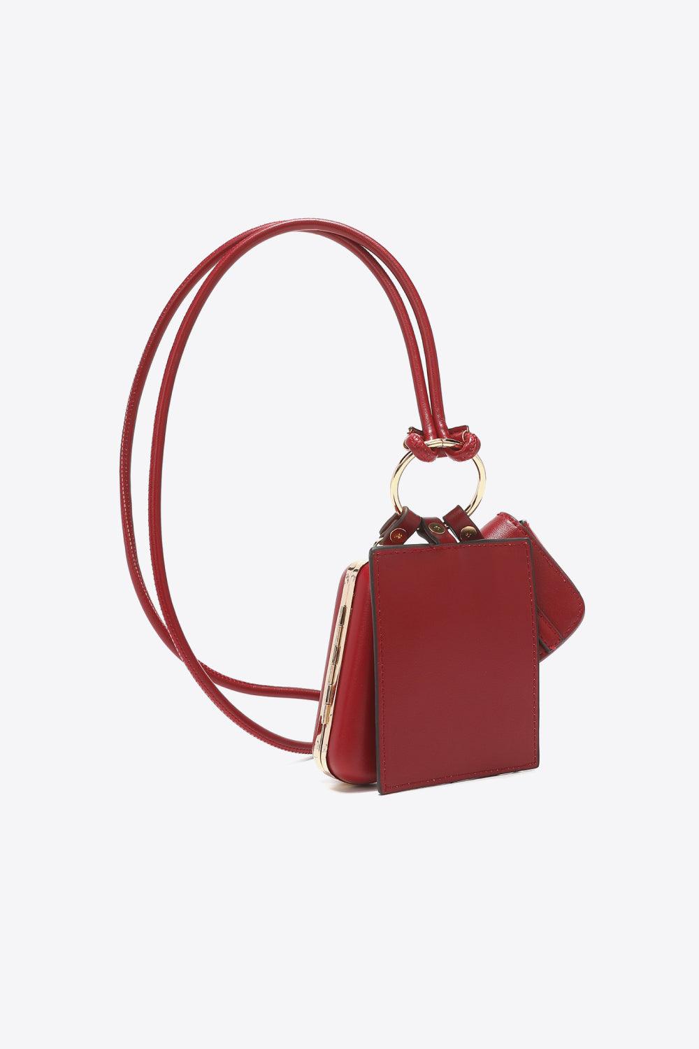 Faux Leather 3-Piece Lanyard Set - Curated by tt