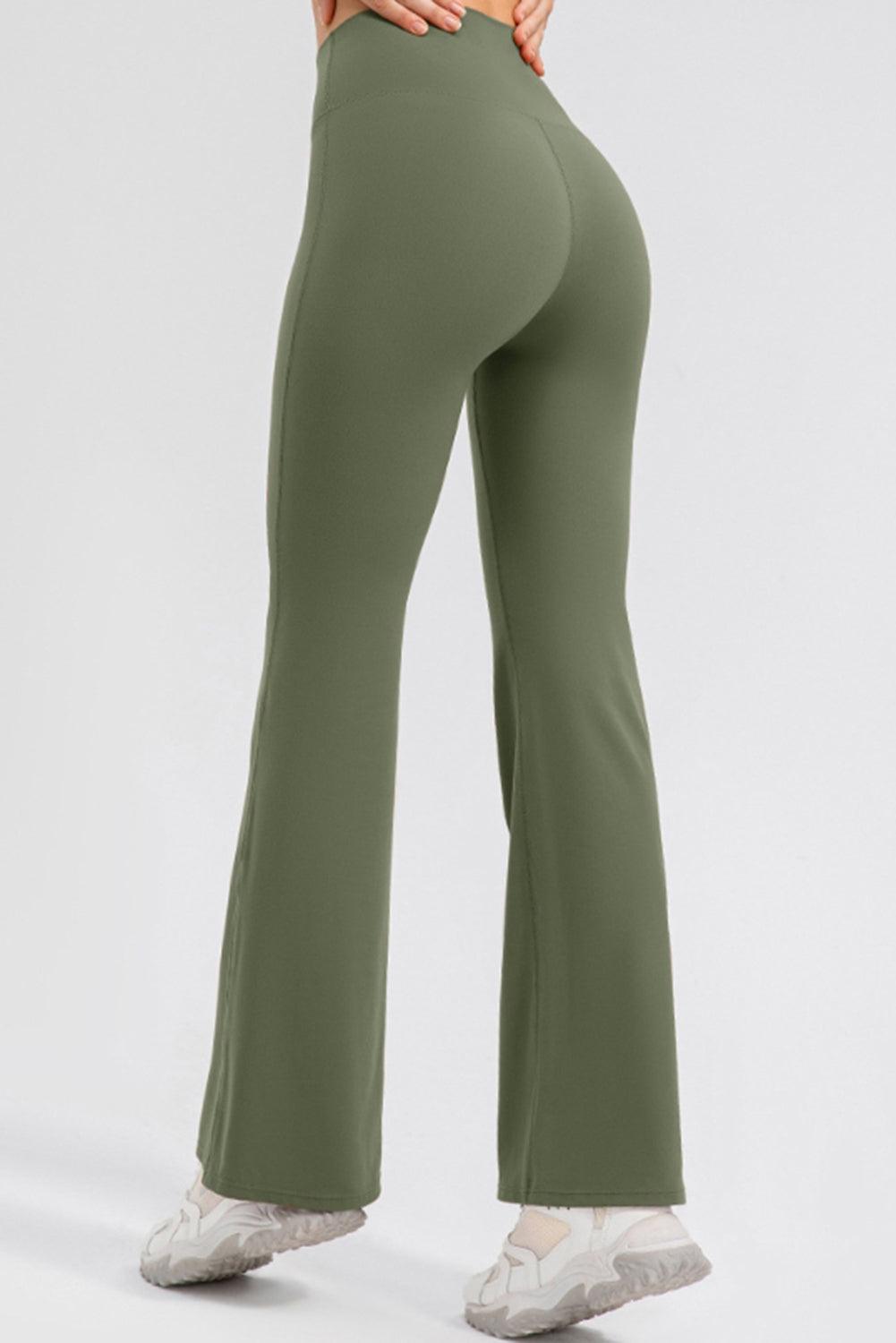 High Waist Straight Active Pants - Curated by tt