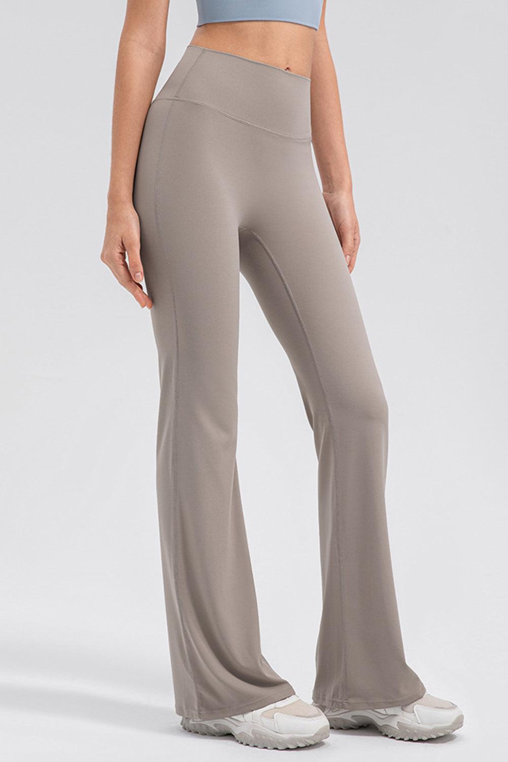 High Waist Straight Active Pants - Curated by tt