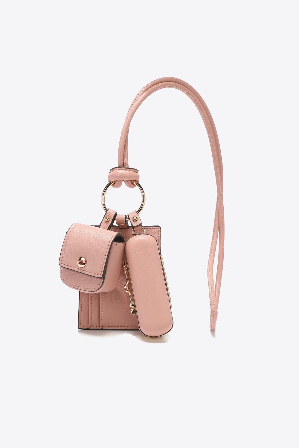 Faux Leather 3-Piece Lanyard Set - Curated by tt