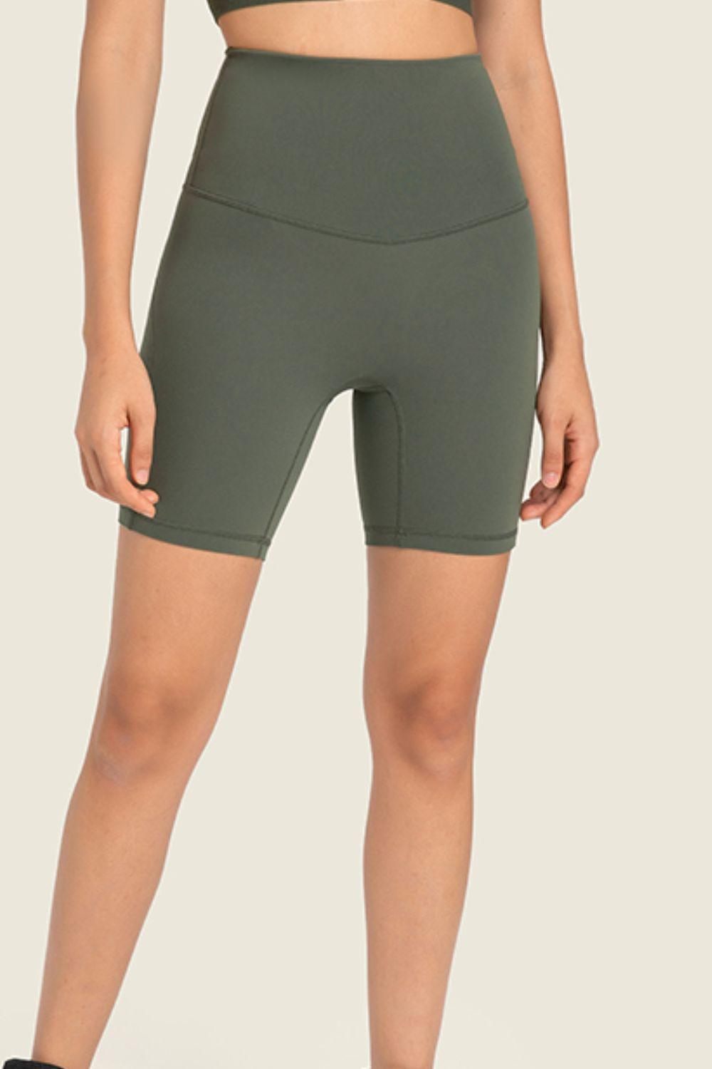 Millennia Seamless High-Rise Wide Waistband Biker Shorts - Curated by tt