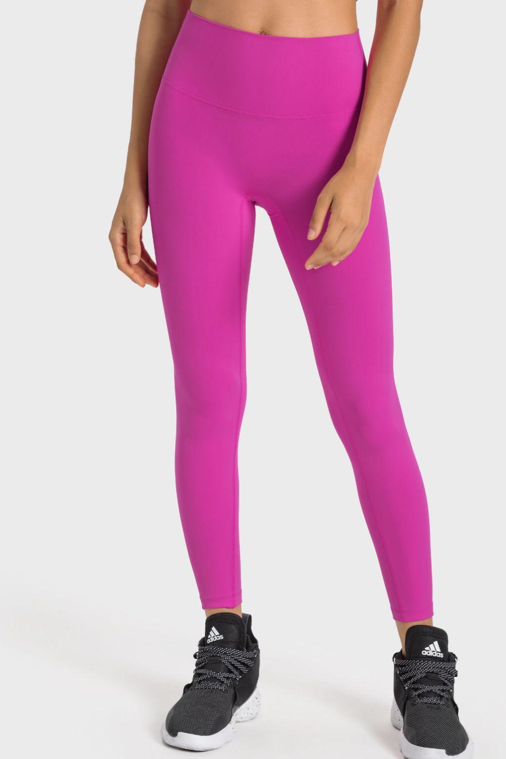 Millennia High-Rise Wide Waistband Yoga Leggings - Curated by tt