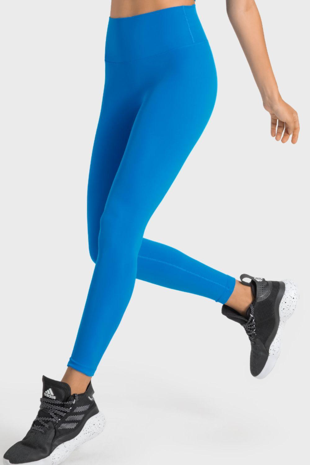 Millennia High-Rise Wide Waistband Yoga Leggings - Curated by tt