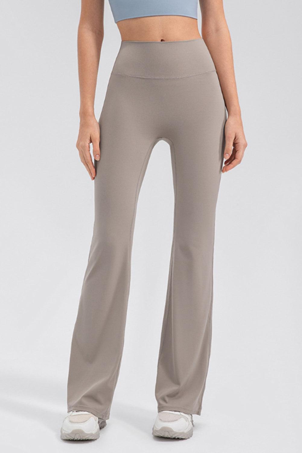 High Waist Straight Active Pants - Curated by tt