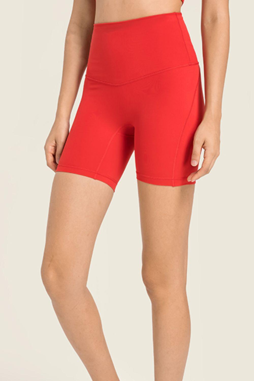Millennia Seamless High-Rise Wide Waistband Biker Shorts - Curated by tt