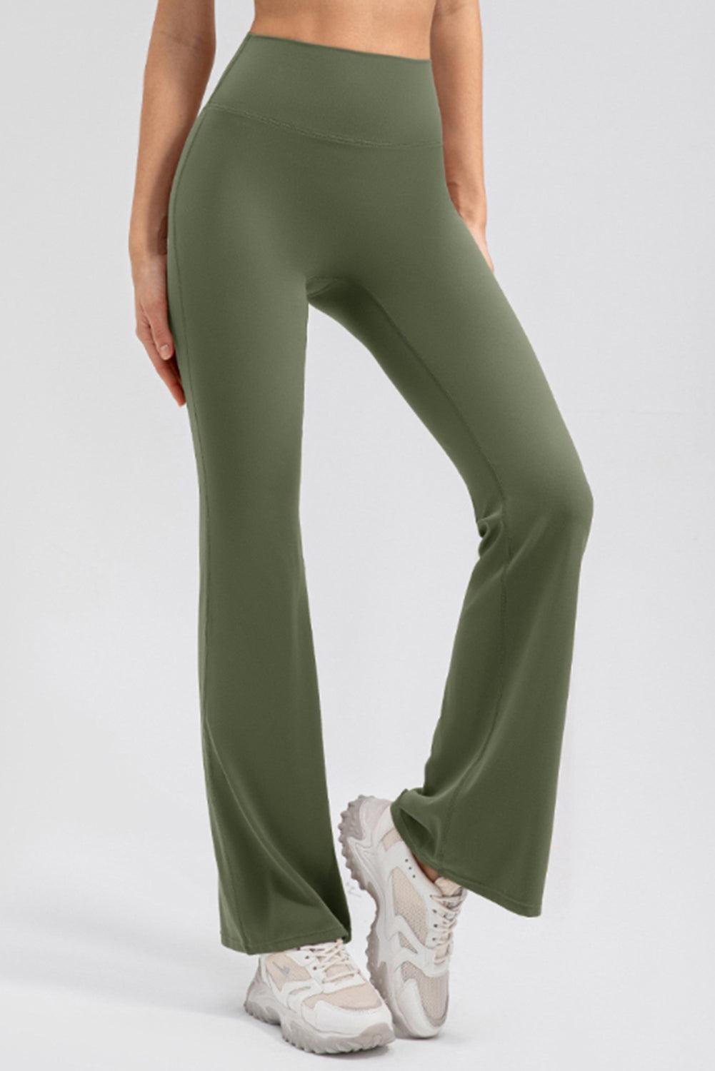 High Waist Straight Active Pants - Curated by tt