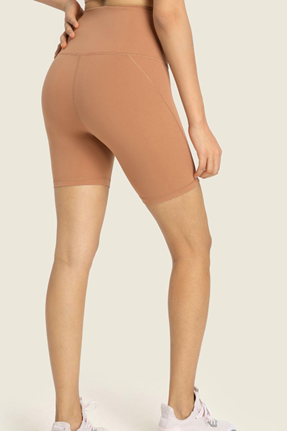 Millennia Seamless High-Rise Wide Waistband Biker Shorts - Curated by tt
