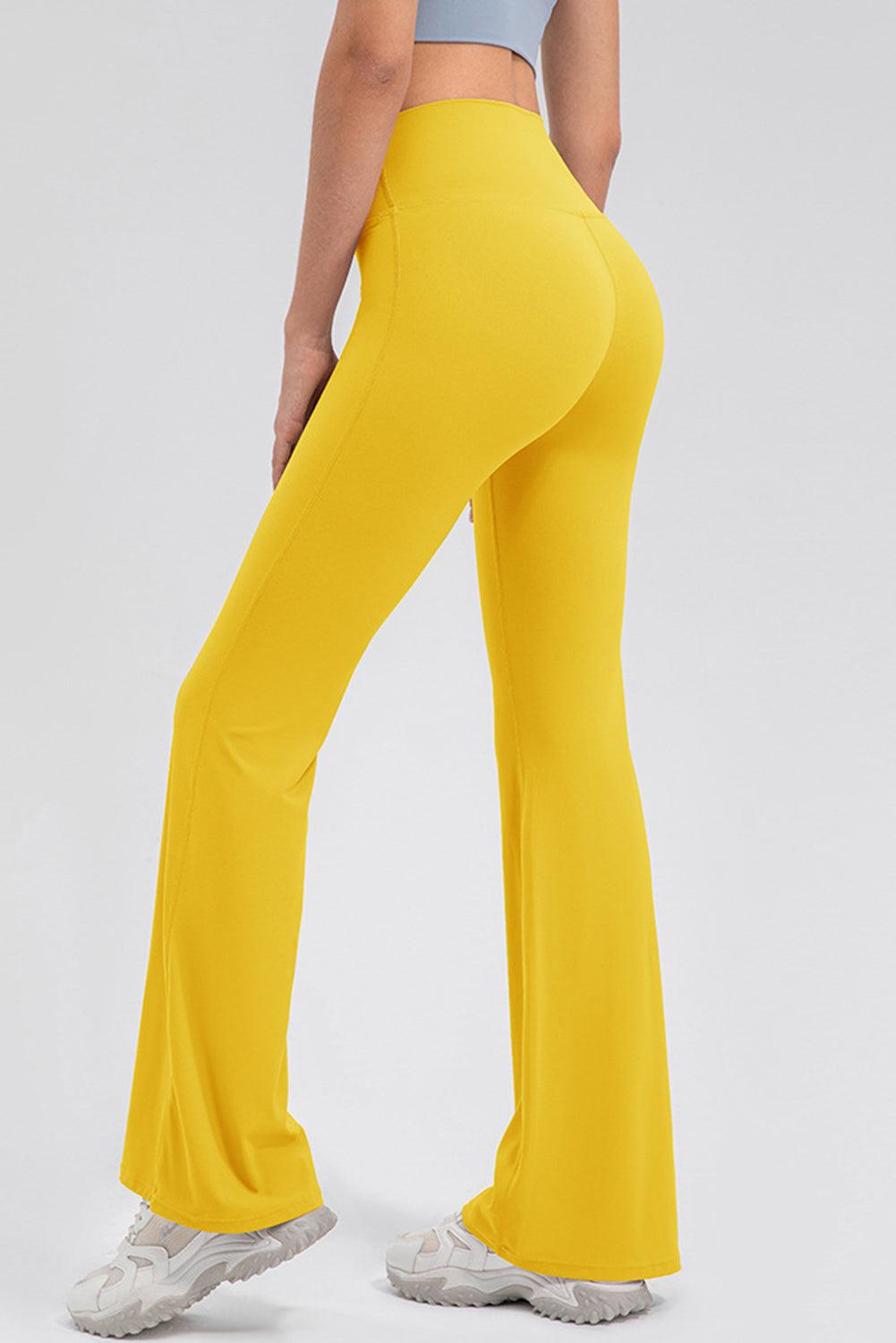 High Waist Straight Active Pants - Curated by tt