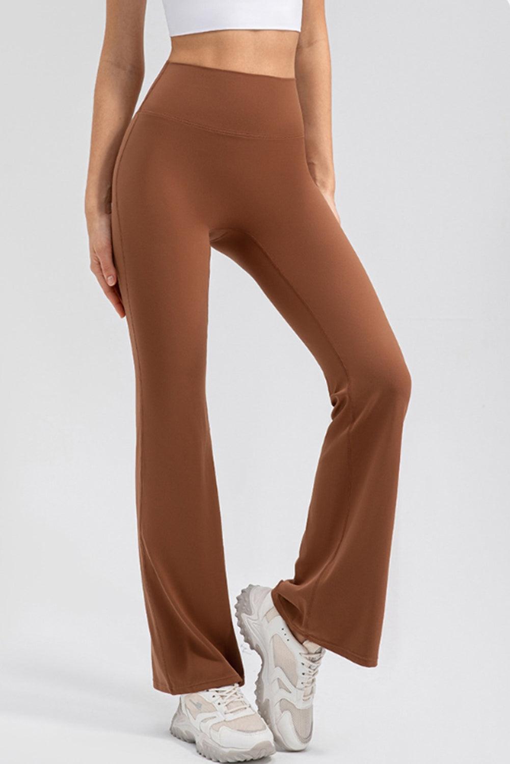 High Waist Straight Active Pants - Curated by tt