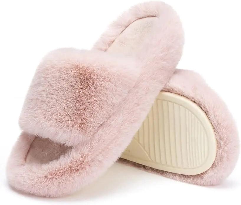 Cozy Fur House Slippers - Curated by tt