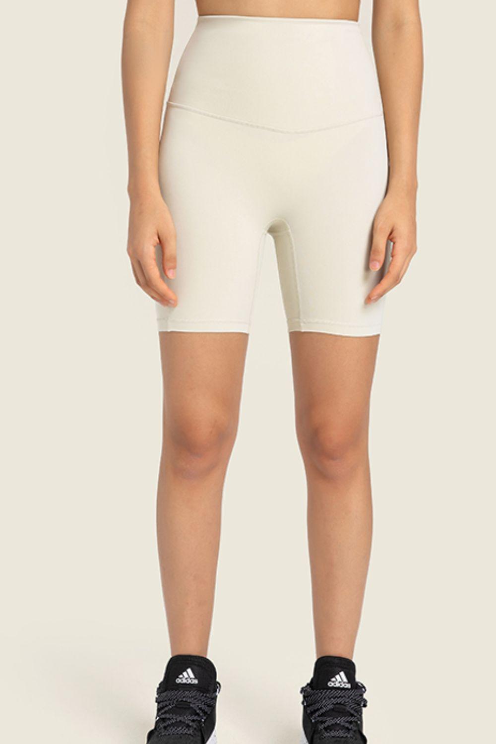 Millennia Seamless High-Rise Wide Waistband Biker Shorts - Curated by tt