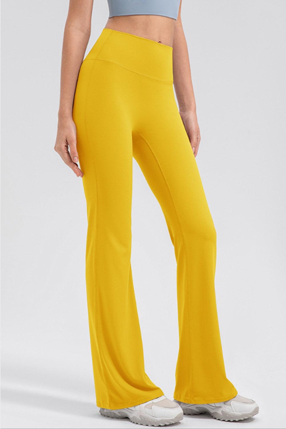 High Waist Straight Active Pants - Curated by tt