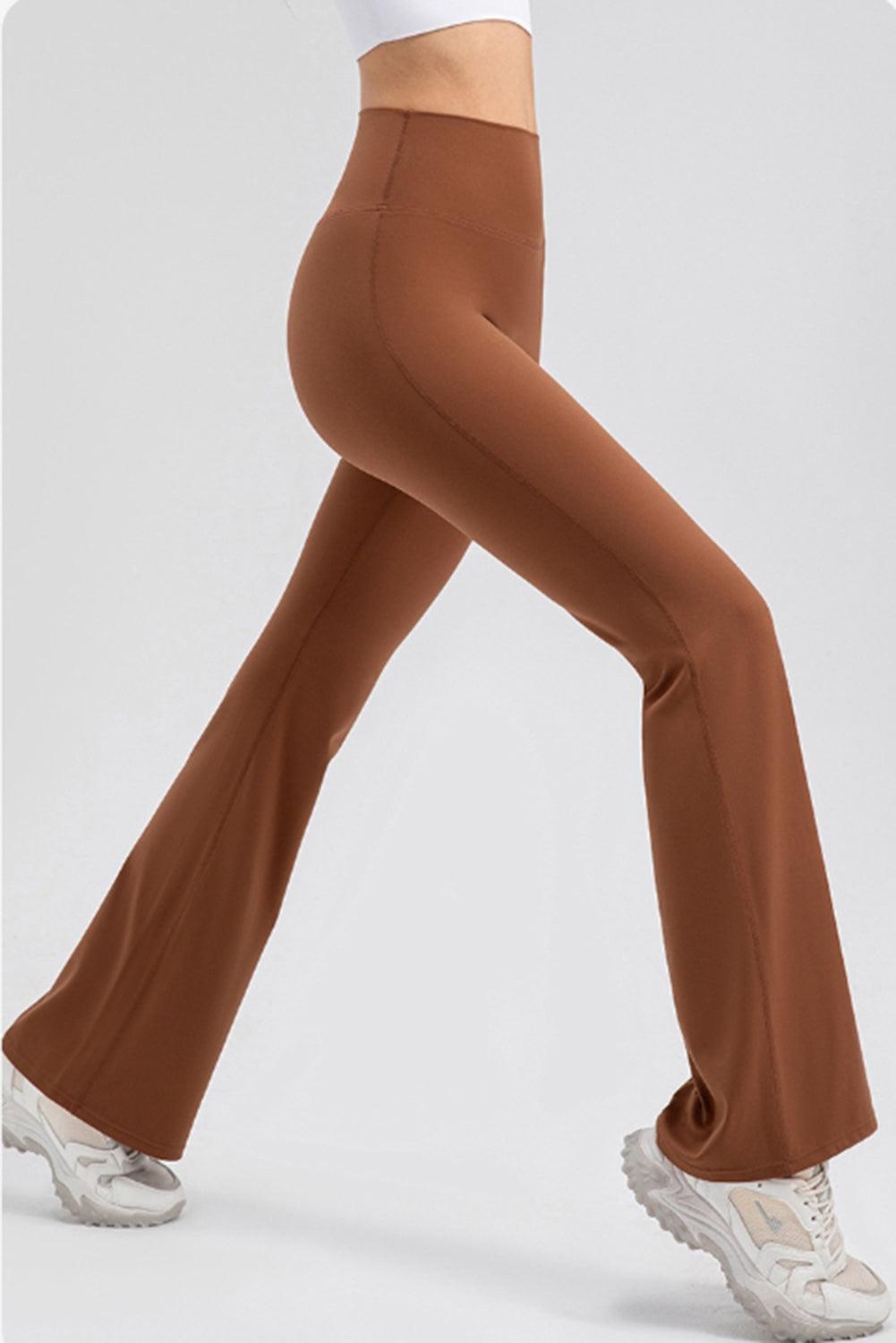 High Waist Straight Active Pants - Curated by tt