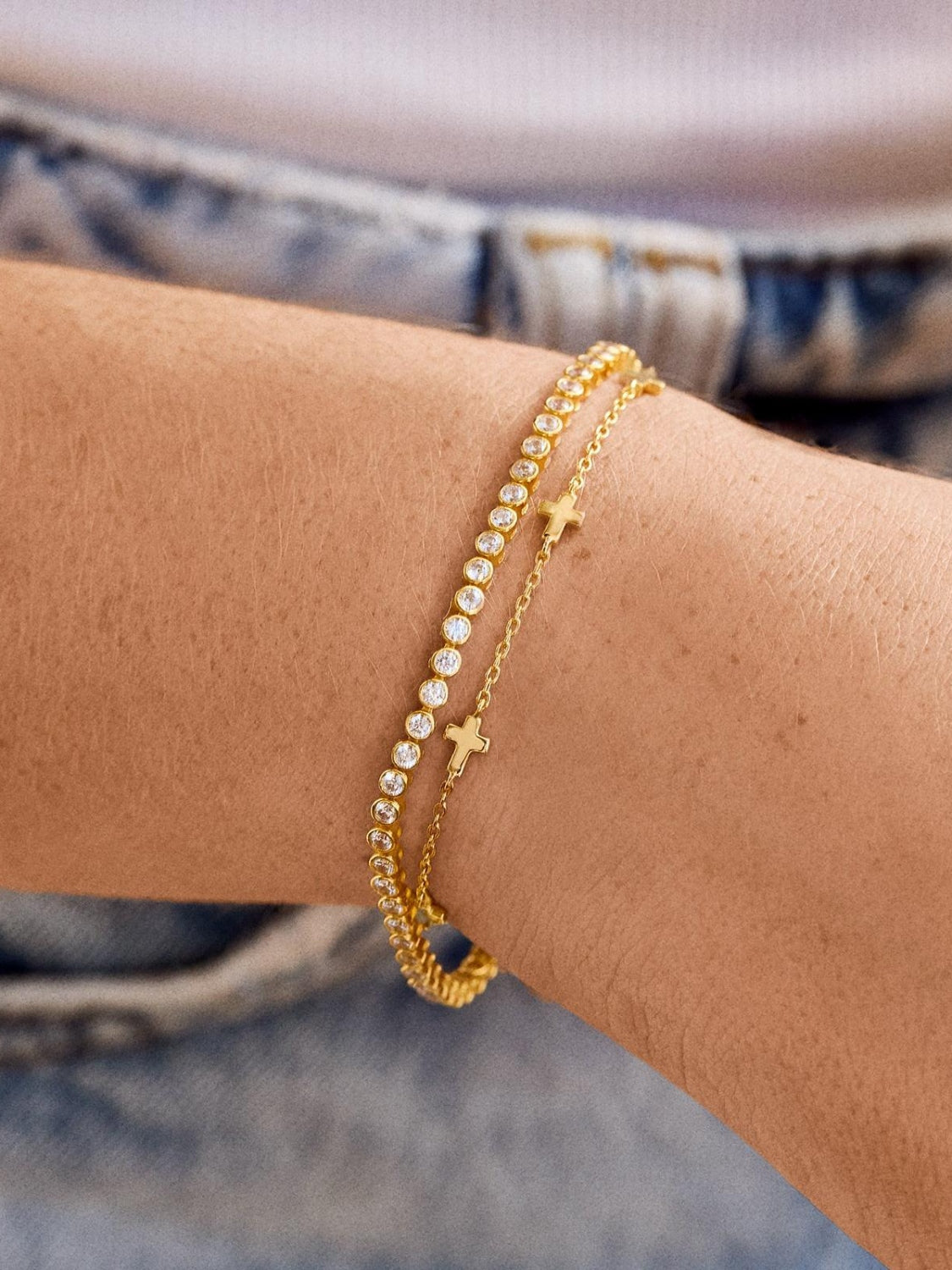 18K Gold-Plated Titanium Steel Bracelet - Curated by tt