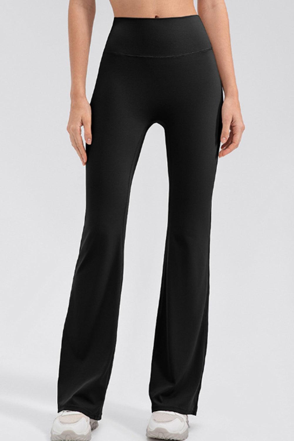 High Waist Straight Active Pants - Curated by tt