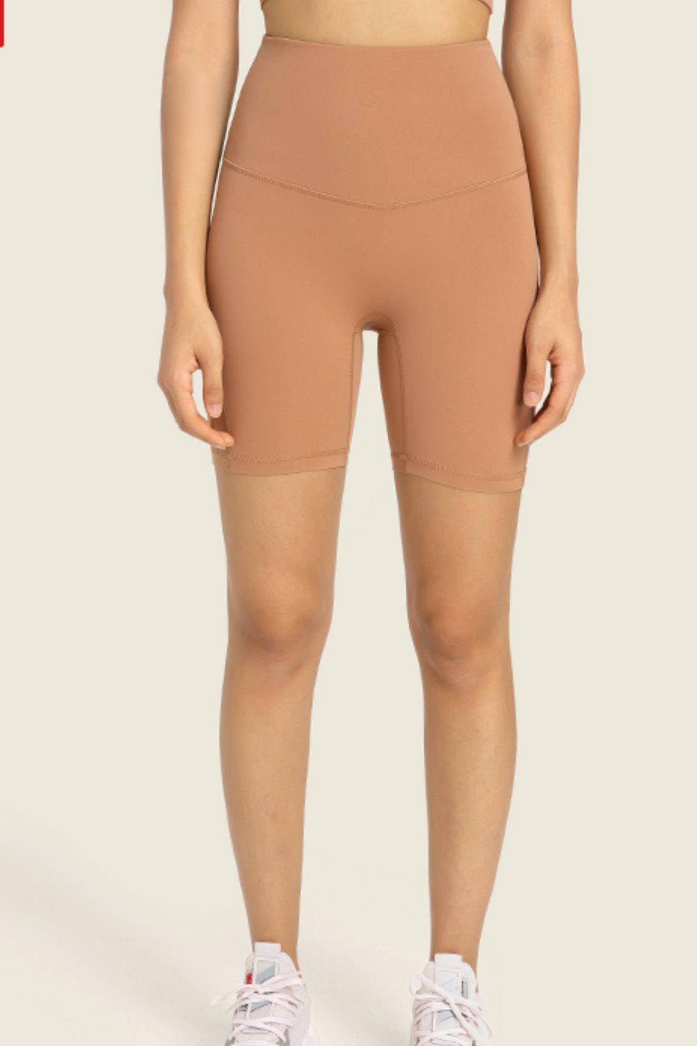 Millennia Seamless High-Rise Wide Waistband Biker Shorts - Curated by tt