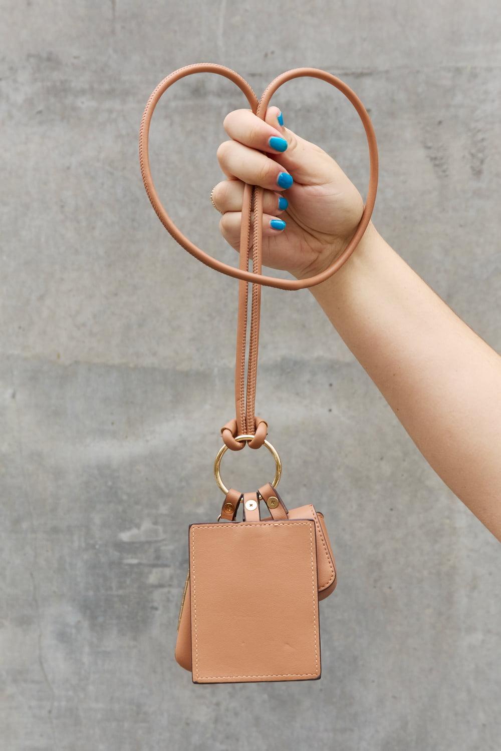 Faux Leather 3-Piece Lanyard Set - Curated by tt