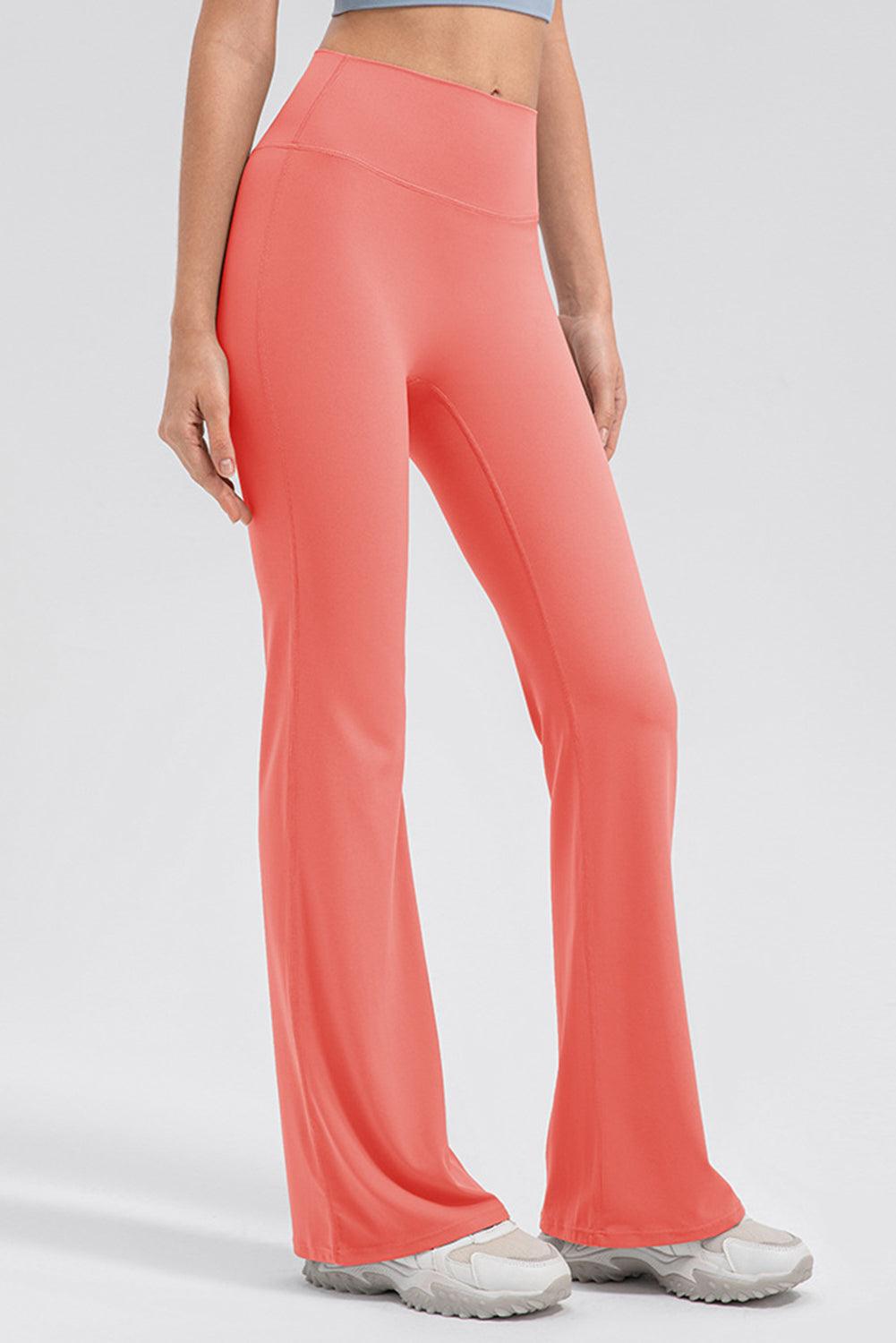High Waist Straight Active Pants - Curated by tt
