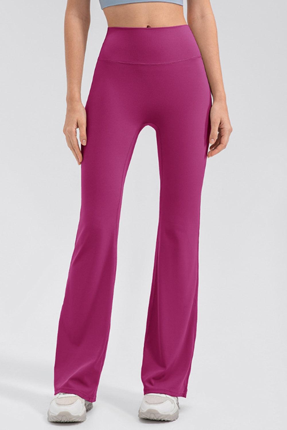 High Waist Straight Active Pants - Curated by tt