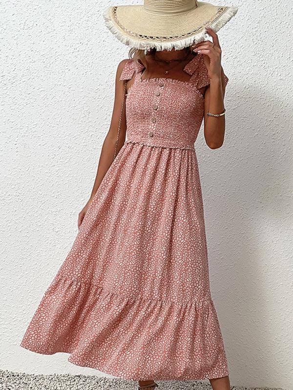 Ruffle Slip Dress - Curated by tt