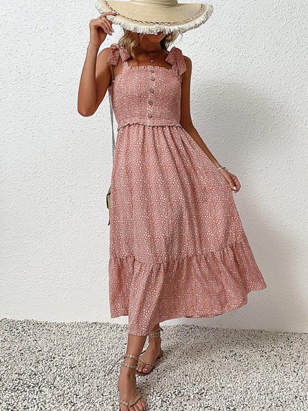 Ruffle Slip Dress - Curated by tt