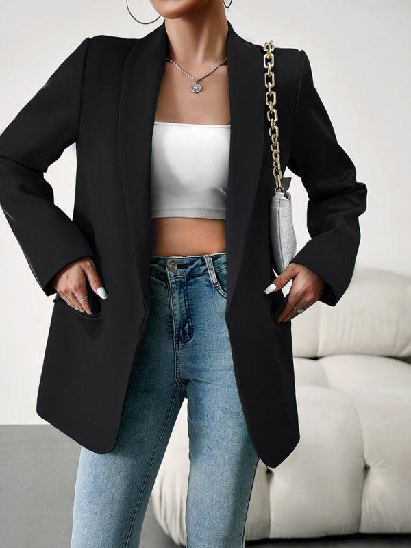 Temperament commuter lapel ladies blazer suit - Curated by tt