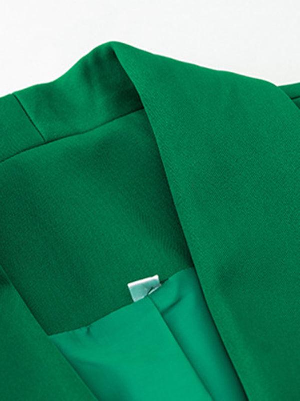 Temperament commuter lapel ladies blazer suit - Curated by tt