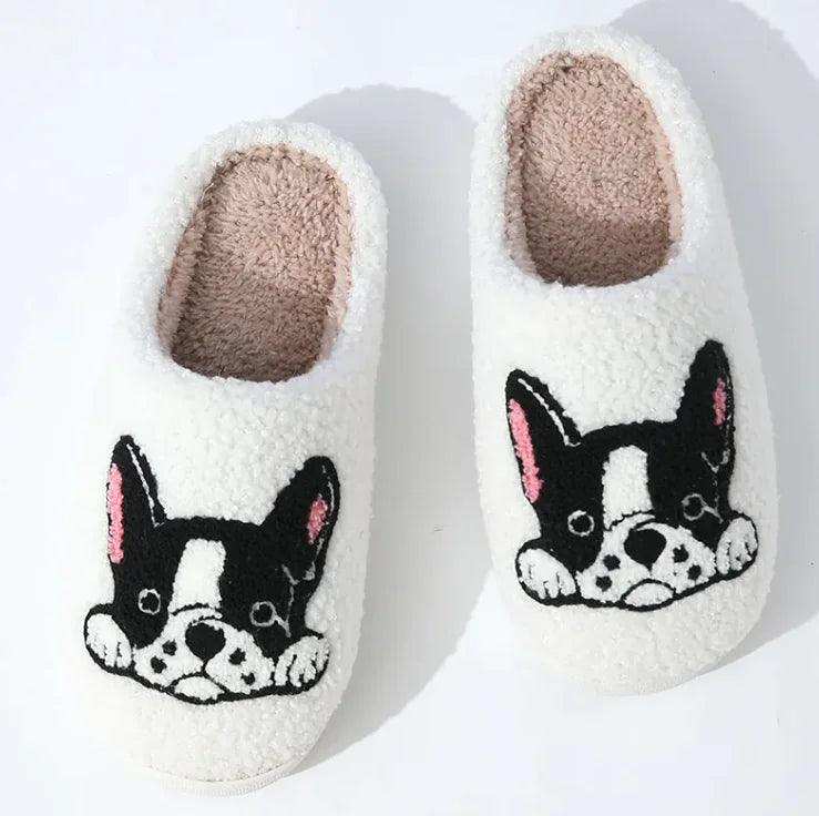 Bulldog Slippers - Curated by tt
