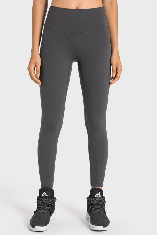 Millennia High-Rise Wide Waistband Yoga Leggings - Curated by tt
