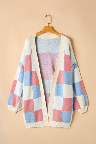 Checkered Cardigan