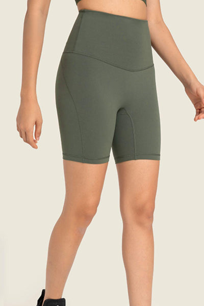 Millennia Seamless High-Rise Wide Waistband Biker Shorts - Curated by tt