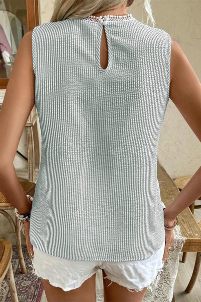 Lace Patchwork Tank Top