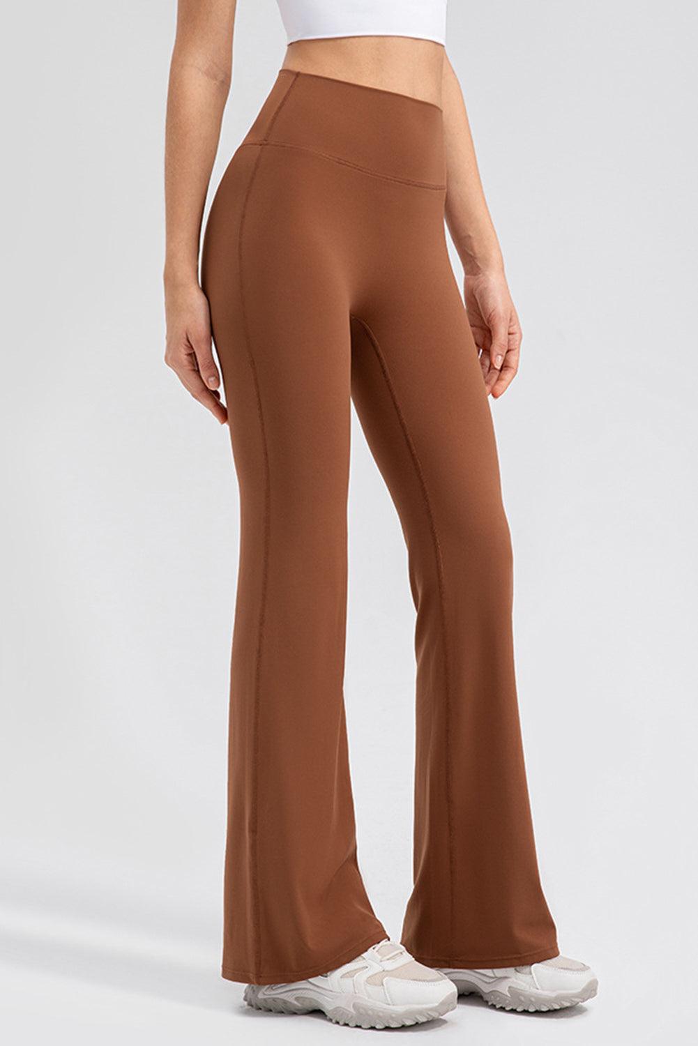 High Waist Straight Active Pants - Curated by tt