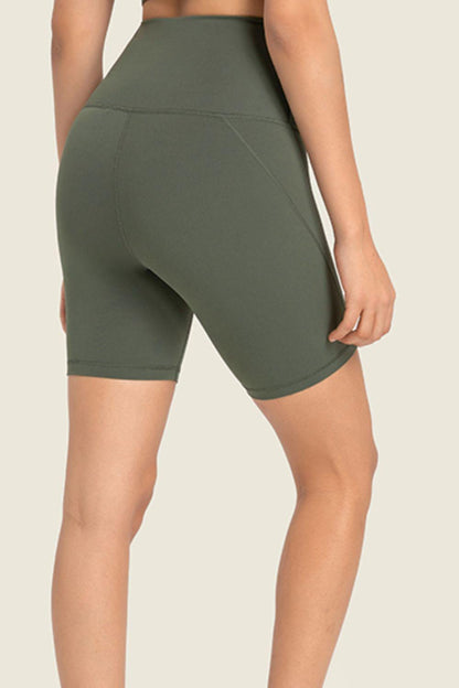 Millennia Seamless High-Rise Wide Waistband Biker Shorts - Curated by tt