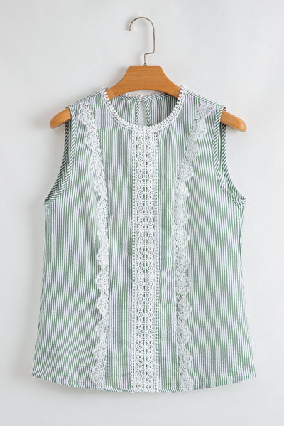 Lace Patchwork Tank Top