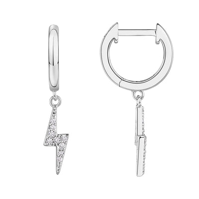 PAVOI 14K Gold Plated Drop/Dangle Huggie Earrings