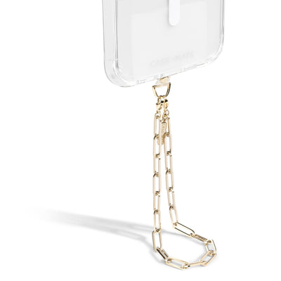 Phone Charm with Beaded Crystals and Pearls