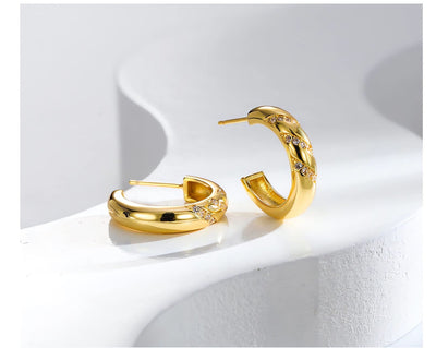 Dangle Hoop Earrings