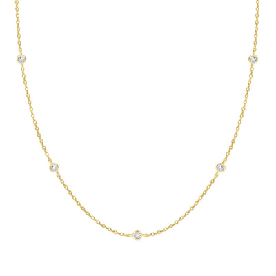 PAVOI 14K Gold Plated Dainty Layering Necklaces
